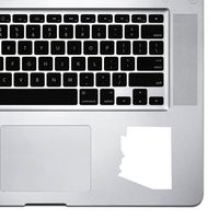 StickAny Palm Series Arizona AZ Sticker for MacBook Pro, Chromebook, and Laptops (White)