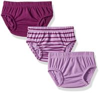 Hanes Ultimate Baby Flexy 3 Pack Diaper Covers, Purple, 12-18 Months