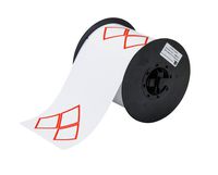 Brady B30-262-7569-CLP3A  Vinyl Film, 4.000" x 6.000" BBP31 2 Color GHS Vinyl Tape - 3 Diamond (1 Roll of 200 Labels )