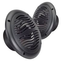 Magnadyne WR65B Waterproof 6 1/2 INCH 2-Way Speakers with Integrated Grill/Frame (Sold as a Pair in Black)