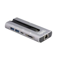 UPTab USB C 3.2 Gen 2 10Gbps 4K 60hz HDR Power Delivery 100W Hub - Compatible with Thunderbolt 3 New MacBook Pro 16in/Air, iPad Pro, iMac, Mac Mini