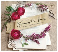 2019 Wall Calendar, Romantic View