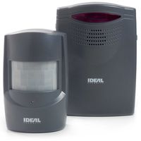 Ideal Security SK602G QH Wireless Motion Package Battery-operated & Weatherproof - 1 Sensor and 1 Alarm, Grey