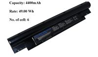 Replacement for Dell 268X5 312-1257 312-1258 H2XW1 JD41Y N2DN5 Laptop Battery*6 CELL 4400mAh 11.10V