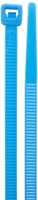 Morris Products 20635 Colored Nylon Cable Ties, Blue, 11" Length, 0.187" Width, 50lbs Tensile Strength, 3.19" Max Bundle Diameter (Pack of 100)