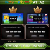 TV Box Brazil Code, Brazil TV Box Renew Code, A2 Renew Code,Brazil TV Box Renew Code, Activation Code for A1/A2/ HTV/IPTV 5/6,Subscription 16-Digit Renew Code,One Yea with Extra 1 Month subscrip