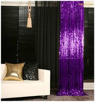 ShinyBeauty Photo Booth Backdrop Best Choice 4FT6FT New Purple Sequin Photobooth Backdrop for Weddings and Events, Wedding Decoration Fabric, Sparkle