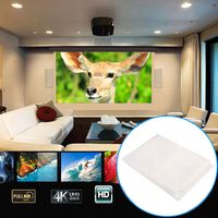 Cewaal Hanbaili Portable Tabletop Projector Screen, 152cm 112cm 74" Projector Special Screen Foldable Suitable HDTV/Sports/Movies/Presentations