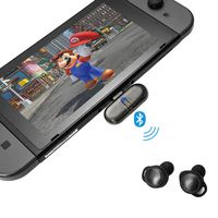 Bluetooth Adapter for Nintendo Switch, GuliKit Route+ Wireless Bluetooth Audio USB Type C Transmitter/Receiver, Driver-Free Plug-n-Play Compatible With Bluetooth Headset Speaker PC