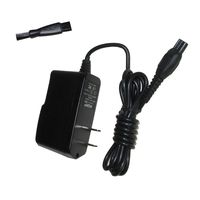 HQRP AC Adapter/Power Cord Compatible with Philips Norelco 8140XL, 8150XL, 8151XL, 8160XL, 8160XLCC, 8170XL Razor/Shaver Plus Cleaning Brush