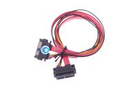 SMAKN® 50cm SATA 6+7 Pin Male to Female Power Data Cable Connector