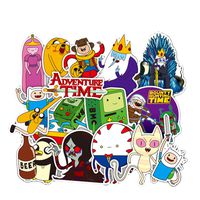 Meet Holiday Adventure Time Skateboard Vinyl Stickers Car Motorcycle Bicycle Luggage Decal Graffiti Patches Skateboard Stickers for Laptop