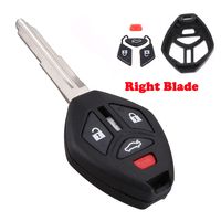 Heart Horse Keyless Entry Remote Fob Key for Mitsubishi Galant Eclipse Spyder Lancer Endeavor Outlander 2007-2012 Cover Case Replacement，Replace OUCG8D620MA(NO Chip)