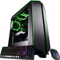 CUK Mantis Gaming PC (Liquid Cooled Intel Core i9-9900K, NVIDIA GeForce RTX 2080 Ti 11GB, 32GB RAM, 1TB NVMe SSD + 2TB, 750W Gold PSU, Z390 Motherboard) Best Tower Desktop Computer for Gamers