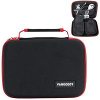 Portable Projector Hard Carrying Case Fit AAXA, Miroir, Sony, Kodak, ZOPro, Vamvo, ViewSonic, APEMAN, Red, Black