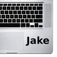 (2X) StickAny Palm Series Jake Sticker for MacBook Pro, Chromebook, and Laptops (Black)
