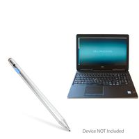 Dell Precision 5530 Stylus Pen, BoxWave [AccuPoint Active Stylus] Electronic Stylus with Ultra Fine Tip for Dell Precision 5530 - Metallic Silver