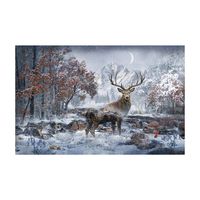 Hoffman Fabrics Hoffman Digital Call Of The Wild 29" Deer Panel December