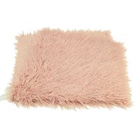 Newborn Photo Props Faux Fur Soft 29.5x19.7 inch Baby Boy Girl Photo Blanket Studio Backdrop Photo Mat Pink