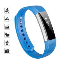 TOMALL Replacement Silicone Bands Compatible for Fitbit Alta and Alta HR,Waterproof Sport Wristband Bracelet for Women Men (Large, Light Blue)