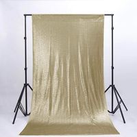 Matte Gold-20FTX10FT-Backdrop Fabric Curtain Photo Backdrop Sequins Shimmer Curtains for Backdrop-0908E