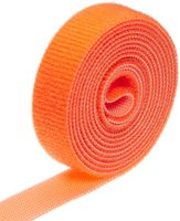 VELCRO 1833-OW-PB/B Orange Nylon Velcro Onewrap Strap, Hook and Loop, 3/4" Wide, 5' Length