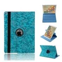FuriGer iPad 2 3 4 Case, 360 Degree Rotating PU Leather Stand Protective Cover with Auto Sleep Wake for Apple iPad 2, iPad 3, iPad 4-Blue