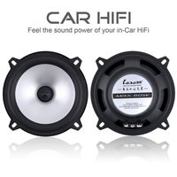 ePathChina 2pcs 5 Inch 60W 2 Way Coaxial Car Speakers Automobile HiFi Full Range Frequency Sensitivity Power Loudspeaker