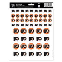 WinCraft NHL Philadelphia Flyers Vinyl Sticker Sheet, 8.5" x 11"