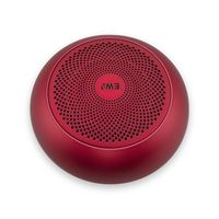 A110 TWS Mini Bluetooth Speakers,Metal Portable Speaker with Hard Travel Case Packed, TWS funtion can Pair Two Speakers to Enjoy Stereo Sound and Enhanced Bass (Red)
