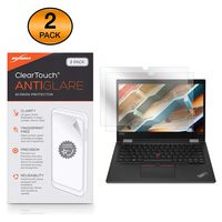 Lenovo ThinkPad X390 Yoga (13.3 in) Screen Protector, BoxWave® [ClearTouch Anti-Glare (2-Pack)] Anti-Fingerprint Matte Film Skin for Lenovo ThinkPad X390 Yoga (13.3 in)