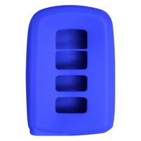Keyless2Go New Silicone Cover Protective Case for Smart Prox Keys with FCC HYQ14FBA - Blue