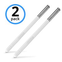 Galaxy Note 10.1 (2014) Stylus Pen, BoxWave [Replacement S Pen (2-Pack)] Silicone Tip, Precise S Pen for Samsung Galaxy Note 10.1 (2014) - Winter White