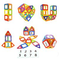 Soyee Magnetic Blocks STEM Educational Toys Magnet Building Block Tiles Gifts for 3 4 5 6 7 Year Old Boys and Girls