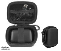 CaseSack Earbuds Case for Jabra Elite Sport True Wireless Waterproof Fitness & Running Earbuds, Mesh Accessory Pocket, Easy to go Carabiner