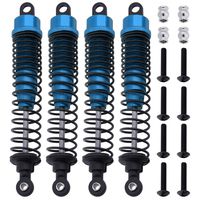(4-Pack) HobbyPark Aluminum Shocks Absorber 188004 for 1/10 Redcat Volcano Epx/epx PRO Volcano S30 Monster Truck HSP Brontosaurus Replacement
