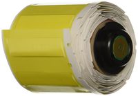 Brady PSHT-250-175-WT High Temperature PermaSleeve Wire Marking Sleeves, 0.439" Height, 1.765" Width, Polyvinylidene Fluoride (B-345) White (Roll of 100)