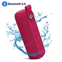 Bluetooth Speaker, Wireless Bluetooth 5.0 Portable Speakers with 66 ft Bluetooth Range, IPX5 Waterproof, Build-in Mic, Loud Stereo Sound, Rich Bass for Camping, Beach, Pool Party, Shower