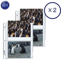 Print File Archival Storage Pages for Prints | 5 x 7, 4 Pockets - 25 Pack x 2