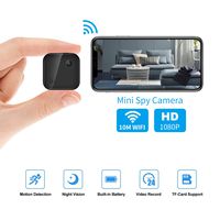 Mini-Spy-Camera WiFi Wireless Hidden Camera, OUCAM Small Surveillance Camera HD 1080P Nanny Cam with Motion Sensor Night Vision and Remote Viewing, Support iOS/Android (2020 Upgraded)
