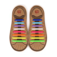 INMAKER No Tie Shoelaces for Kids and Adults, Elastic Shoe Laces for Sneakers, Silicone Tieless Laces