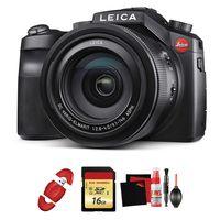 Leica V-LUX (Typ 114) Digital Camera with Memory Card and Cleaning Kit Bundle