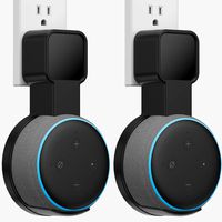 Outlet Wall Mount Holder Compatible with 3rd Generation, A Space-Saving Solution for Your Smart Home Speaker, Clever Accessories with Built-in Cable Management Hide Messy Wires(2 Pack)