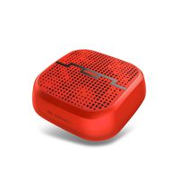 SOL REPUBLIC Punk Wireless Portable Bluetooth Speaker - Water & Sand Resistant, 60ft Range, Quick Bluetooth Pair, Ultra Portable, Aux In, Aux Out, CameraBike Mount, SOL-P1510RD Red