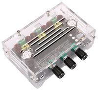 Amplifier Board, Yeeco HiFi 2.1 Channel 80W+80W+100W Stereo Audio Amplifier Digital Power Amplifier Board with Acrylic Case Car Audio AMP Board with Adjustment Knob