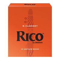 Rico Bb Clarinet Reeds, Strength 2.0, 10-pack