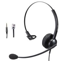 Cisco Headset RJ9 Phone Headset for Cisco IP Phone with Noise Cancelling Microphone Plus 3.5mm Connector