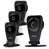 meShare EZCam Pro 1080p Wireless Security Camera 4-Pack Kid and Pet Monitoring Home Camera with Night Vision, Two-Way Audio and Motion Detection for Indoor, Nursery, Cloud Recording