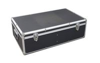 Hongwa New Aluminum 840 Discs Movie Storage case for DVD Blu-Ray with Sleeves Black