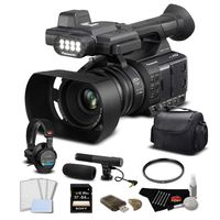Panasonic AG-AC30 HD Camcorder Touch LCD Screen Built in LCD Light Pro Bundle 32 GB Memory Card 64GB Memory Card